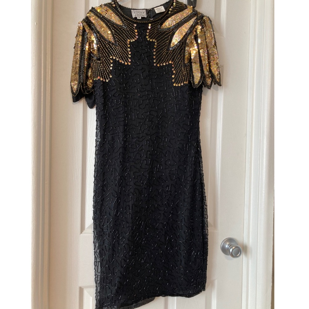 Vintage beaded Stenay dress